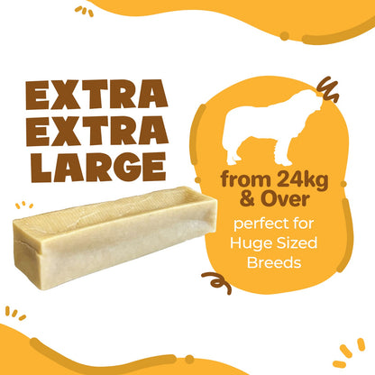 Extra Extra Large Long-Lasting Single Cheese Bones (180 - 220g) (e)